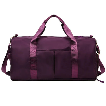 Versatile Fitness Bag for Women - Waterproof Travel Bag with Dry-Wet Separation for Yoga and More