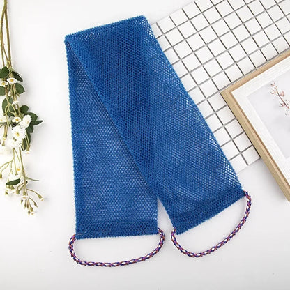 Exfoliating Body Scrub Tool African Net Skin Smoother Shower Puff Back Foam Towel